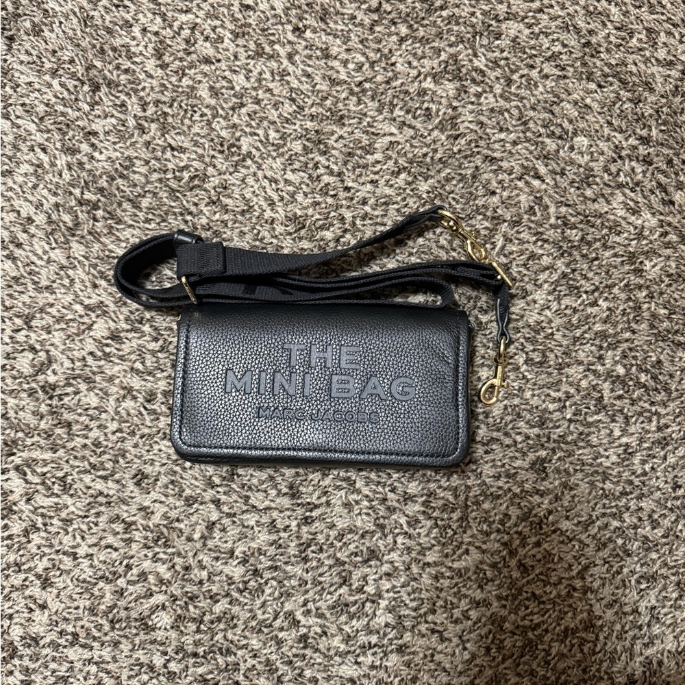 Marc Jacobs Black Leather Crossbody